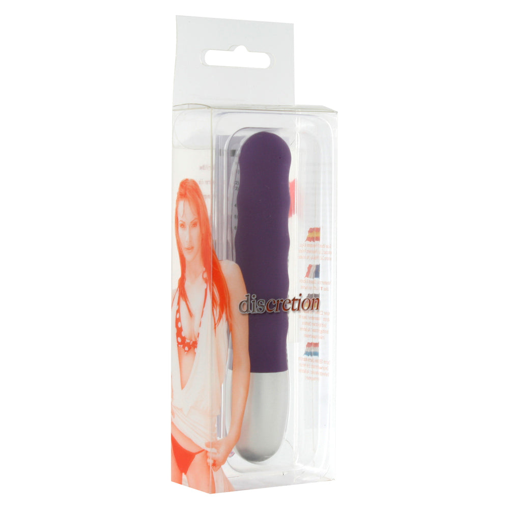 Discretion Ribbed Mini Vibrator > Sex Toys For Ladies > Mini Vibrators