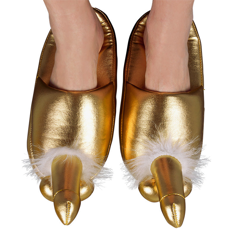 Golden Penis Slippers Default Title Novelties