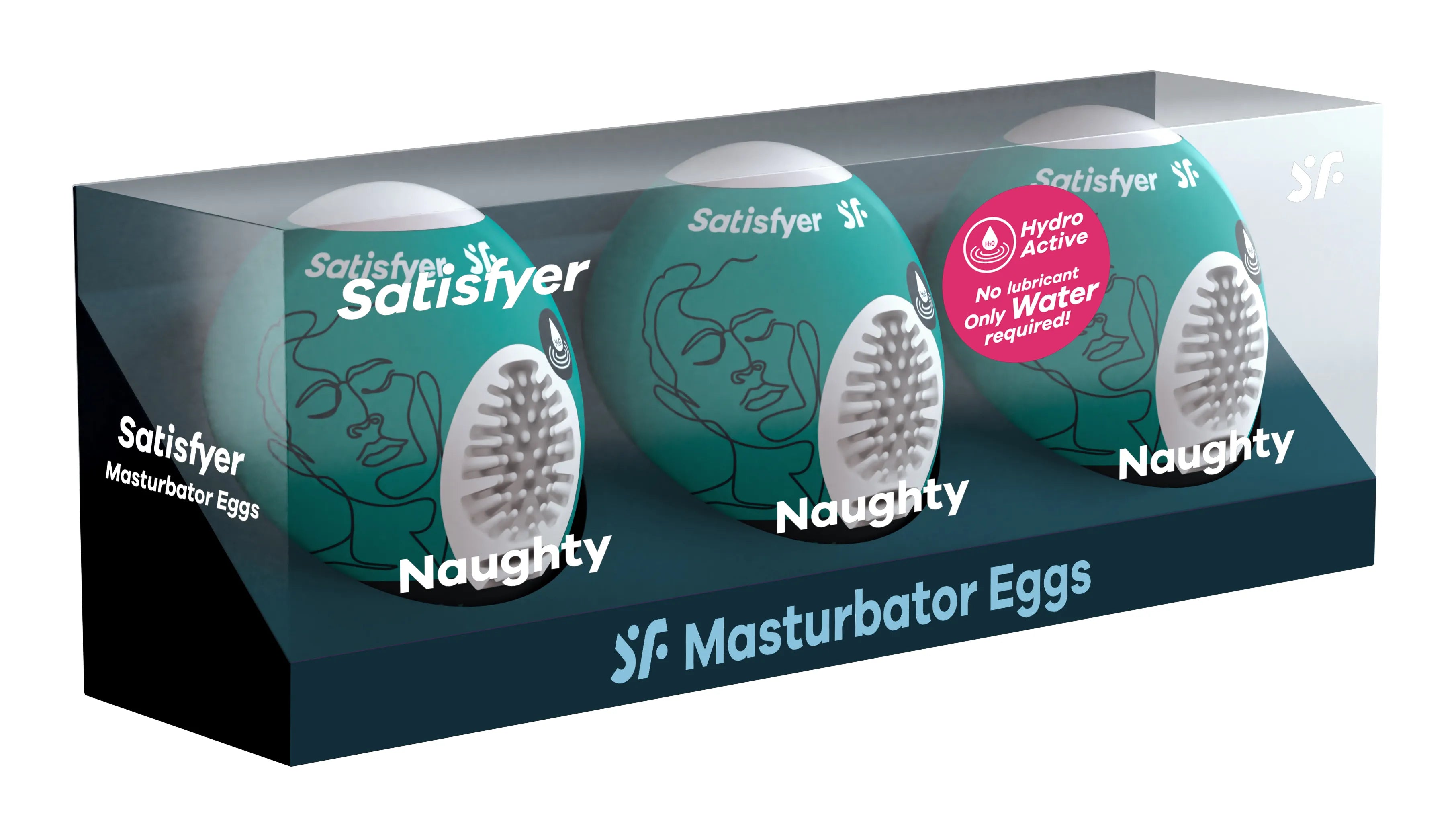 Satisfyer Naughty Egg Set – Disposable Stretchy Masturbator Eggs 3-Pack > Sex Toys For Men > Masturbators Cup