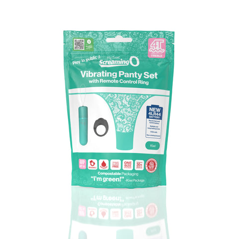 Screaming O 4T Panty Vibrator Set with Remote and High Pitch Treble Vibrating Bullet > Sex Toys For Ladies > Panty Vibes