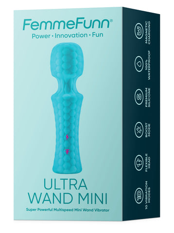 Ultra Wand Mini - Turquoise Electric Massager