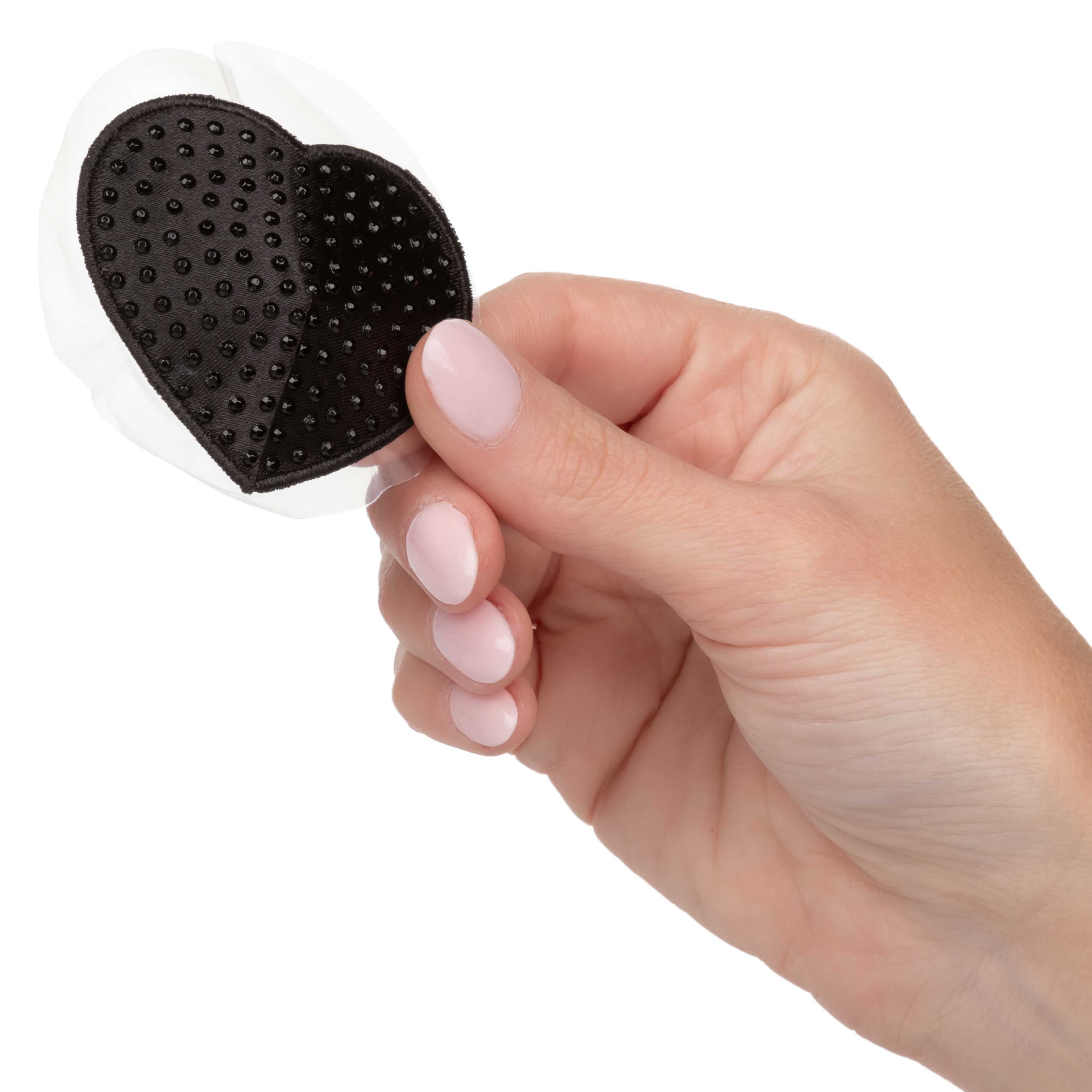 Radiance Black Heart Pasties Adhesive Nipple Covers Set > Clothes > Pasties
