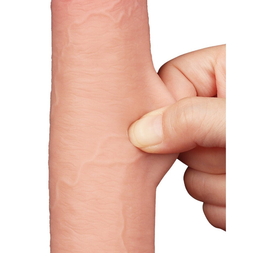 Lovetoy Sliding Easy Bend Skin Dildo 9 Inch > Realistic Dildos and Vibes > Realistic Dildos