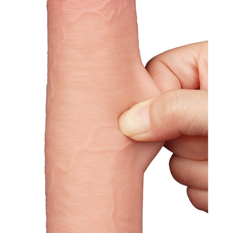 Lovetoy Sliding Easy Bend Skin Dildo 9 Inch > Realistic Dildos and Vibes > Realistic Dildos