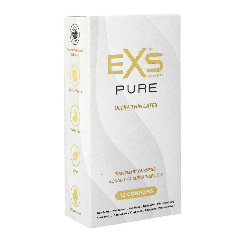 EXS Pur Ultra Thin Latex Condoms 12 Pack Default Title > Condoms > Natural and Regular