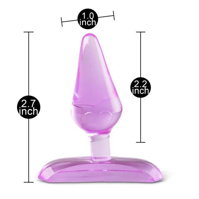 Purple Mini Silicone Anal Plug For Beginners Travel > Anal Range > Butt Plugs