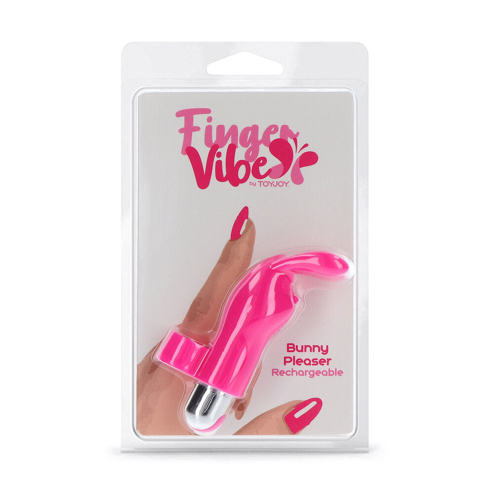 ToyJoy Bunny Pleaser Rechargeable Silicone Finger Vibe > Sex Toys For Ladies > Finger Vibrators