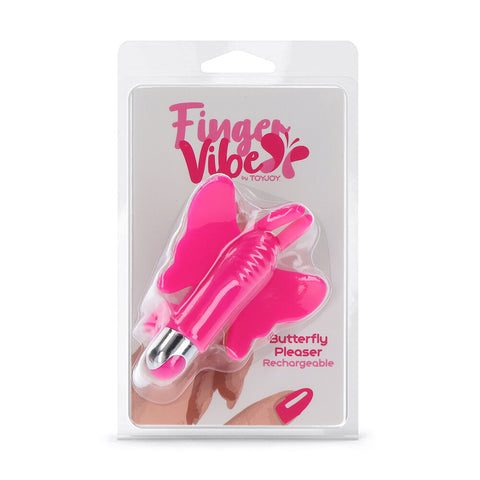 ToyJoy Butterfly Pleaser – Rechargeable Silicone Finger Vibrator > Vibrators > Finger Vibrators