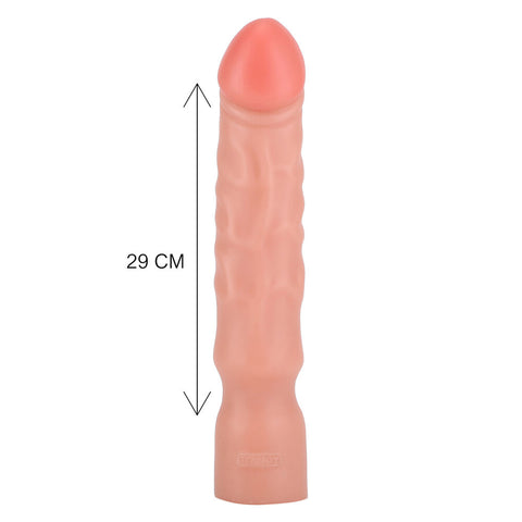 ToyJoy Big Boy 12 Inch Realistic Textured Dildo With Handle > Realistic Dildos and Vibes > Penis Dildo