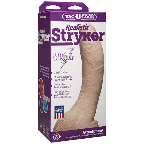 Vac-U-Lock Jeff Stryker Realistic Dildo Attachment Firmskyn > Realistic Dildos and Vibes > Realistic Dildos