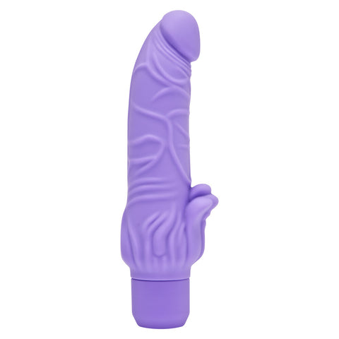 ToyJoy Get Real Classic Stim Vibrator Purple Silky Curved Default Title > Realistic Dildos and Vibes > Realistic Vibrators
