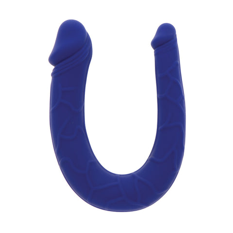 ToyJoy Get Real Realistic Mini Double Dong Silicone Blue Default Title > Realistic Dildos and Vibes > Double Dildos