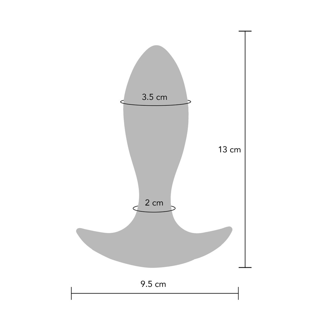ToyJoy Brave Vibrating Buttplug With Remote Control > Anal Range > Vibrating Buttplug
