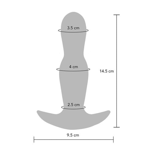 ToyJoy Stout Inflatable Vibrating Butt Plug With Remote > Anal Range > Vibrating Buttplug
