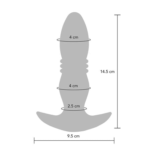 ToyJoy Tough Thrusting (Silicone) – Vibrating Silicone Butt Plug > Anal Range > Vibrating Buttplug