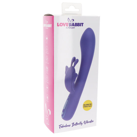 ToyJoy Love Rabbit Fabulous Butterfly Rabbit Vibrator VIBRATORS-RABBIT
