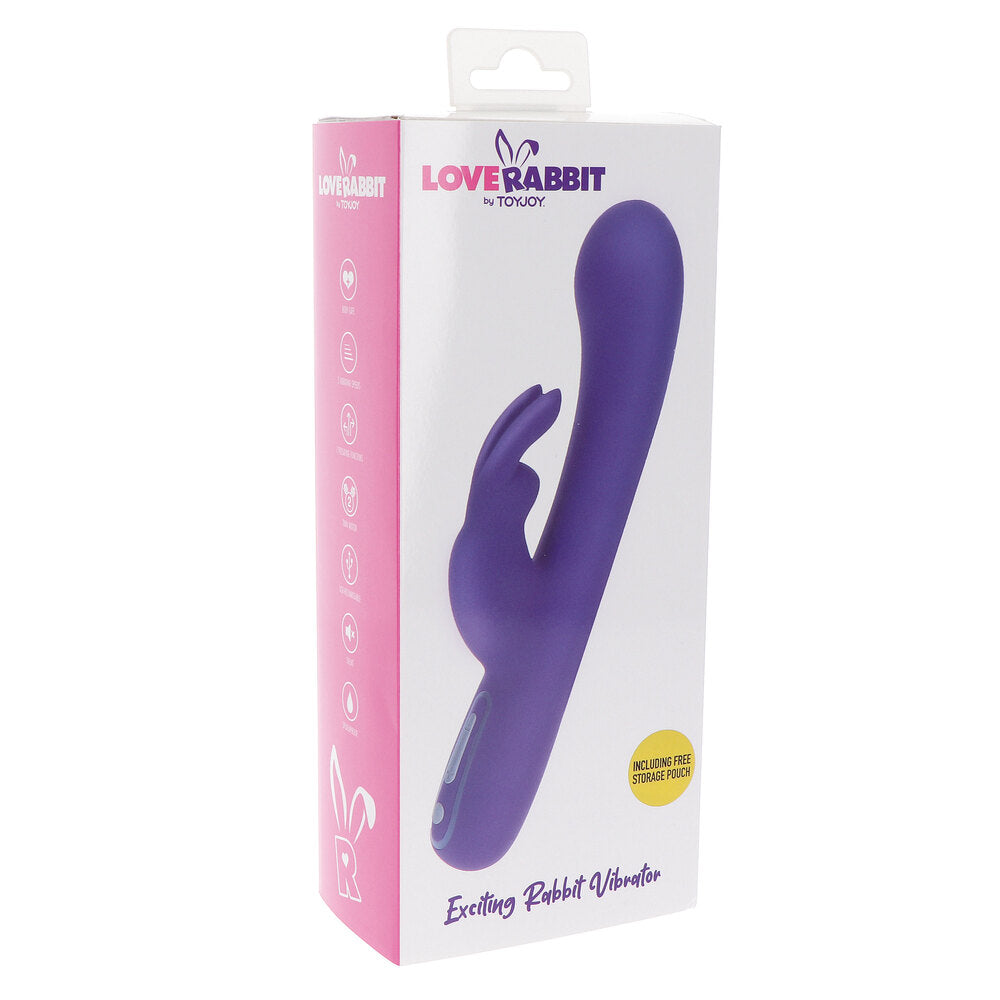 ToyJoy Love Rabbit Exciting Rabbit Vibrator Rechargeable VIBRATORS-RABBIT