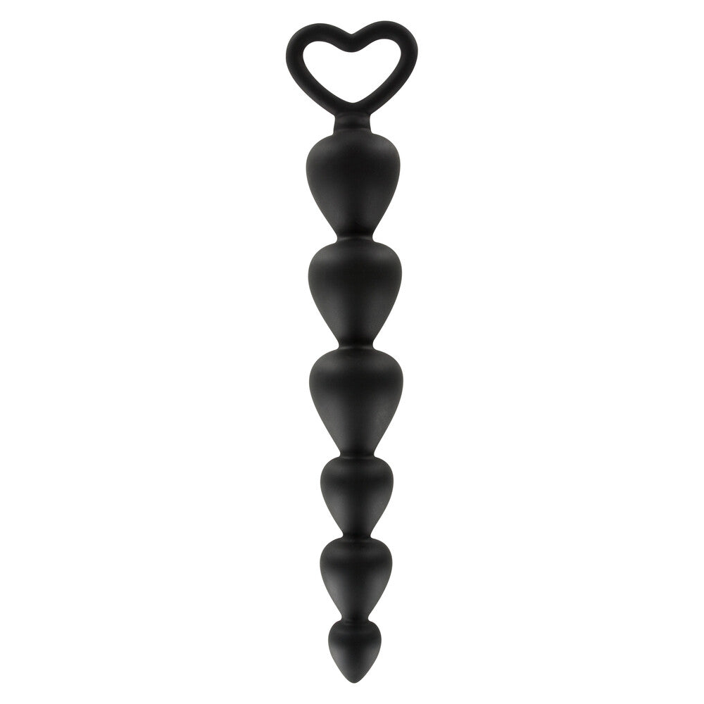 ToyJoy Anal Beads Flexible Silicone Bottom Beads Black Default Title > Anal Range > Anal Beads
