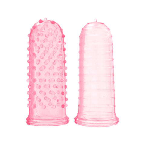 ToyJoy Sexy Finger Ticklers Pink Three Point Five Inch Default Title > Sex Toys For Ladies > Clitoral Vibrators and Stimulators