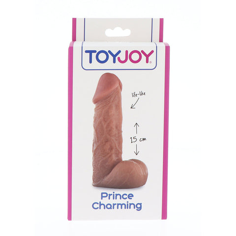 ToyJoy Prince Charming 6 Inch Lifelike Rubber Dildo > Realistic Dildos and Vibes > Penis Dildo