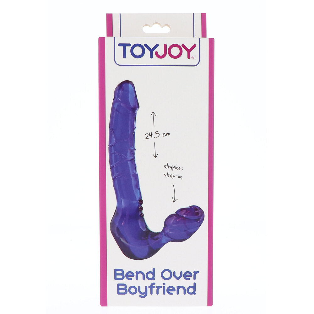 ToyJoy Bend Over Boyfriend (Purple) – Strapless Waterproof Strap-On 9 Inch > Dildos > Strapless Strap Ons
