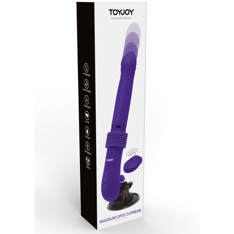 ToyJoy Magnum Opus Supreme Thruster Vibrator 31cm Designer DONGS Thrusting