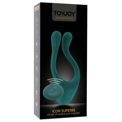 ToyJoy Icon Superbe (Black) – Remote-Controlled Couples Massager Couples Toys