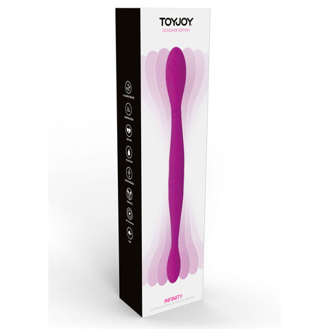 Toyjoy Infinity Double Ended Silicone Double Dildo Toy > Realistic Dildos and Vibes > Double Dildos