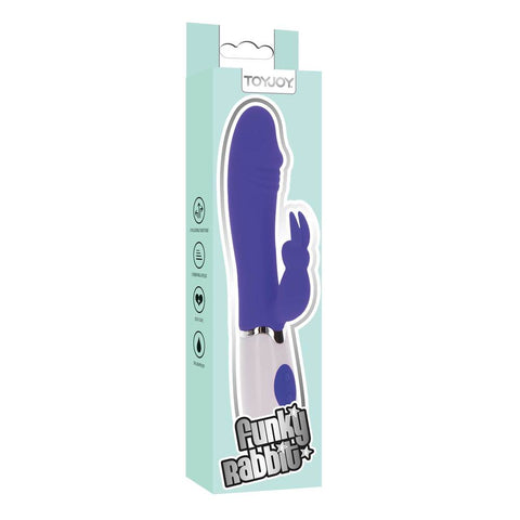 ToyJoy Funky Rabbit Silicone Vibrator Purple 4 Modes VIBRATORS-RABBIT