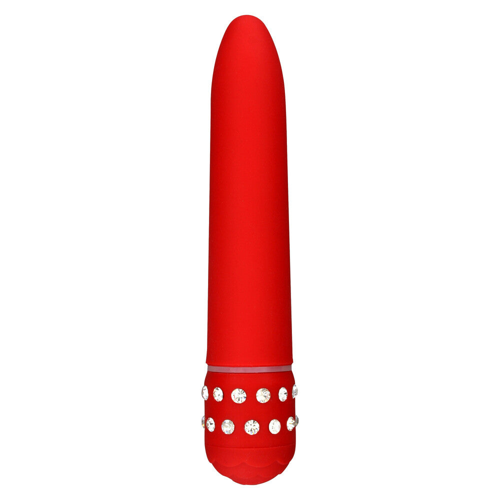 ToyJoy Diamond Red Superbe Mini Vibrator With Rhinestones Default Title > Sex Toys For Ladies > Mini Vibrators