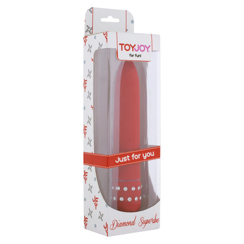 ToyJoy Diamond Red Superbe Mini Vibrator With Rhinestones > Sex Toys For Ladies > Mini Vibrators