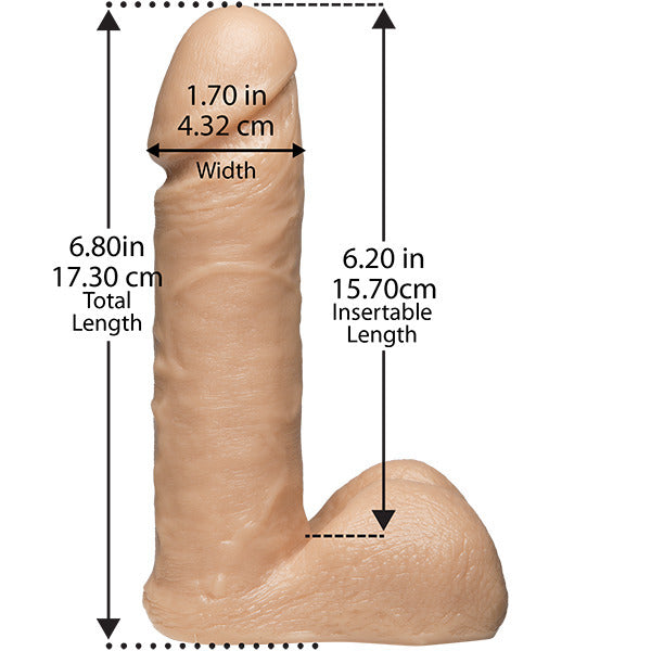 VacULock 7 Inch Realistic Dildo With Secure Ultra Harness > Realistic Dildos and Vibes > Strap on Dildo