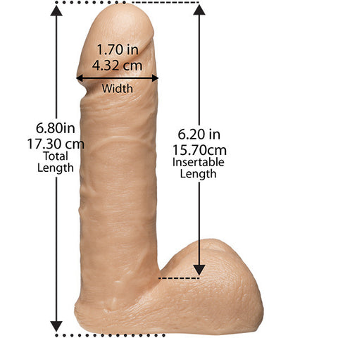 VacULock 7 Inch Realistic Dildo With Secure Ultra Harness > Realistic Dildos and Vibes > Strap on Dildo