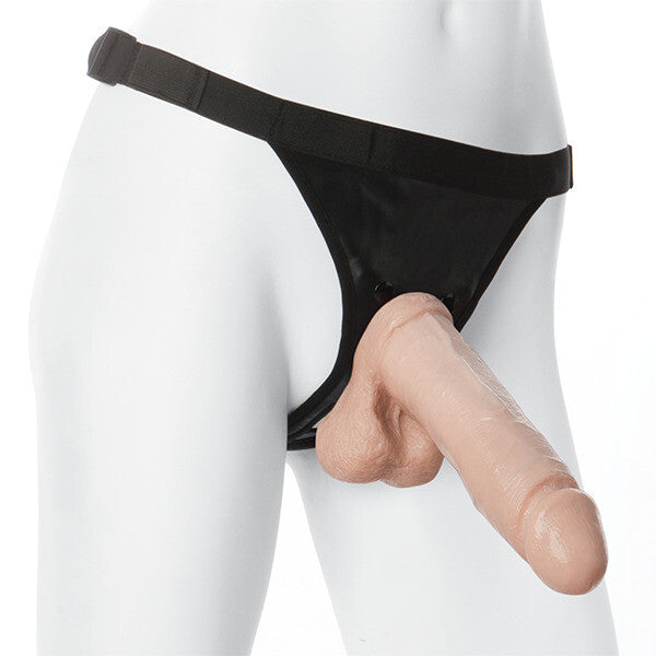 Vaculock 8 Inch Realistic Strap On With Ultra Harness Default Title > Realistic Dildos and Vibes > Strap on Dildo