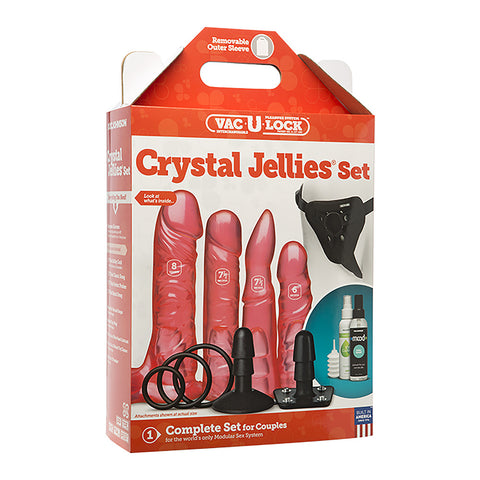 Doc Johnson VacuLock Crystal Jellies Strap On Harness > Sex Toys > Sex Kits