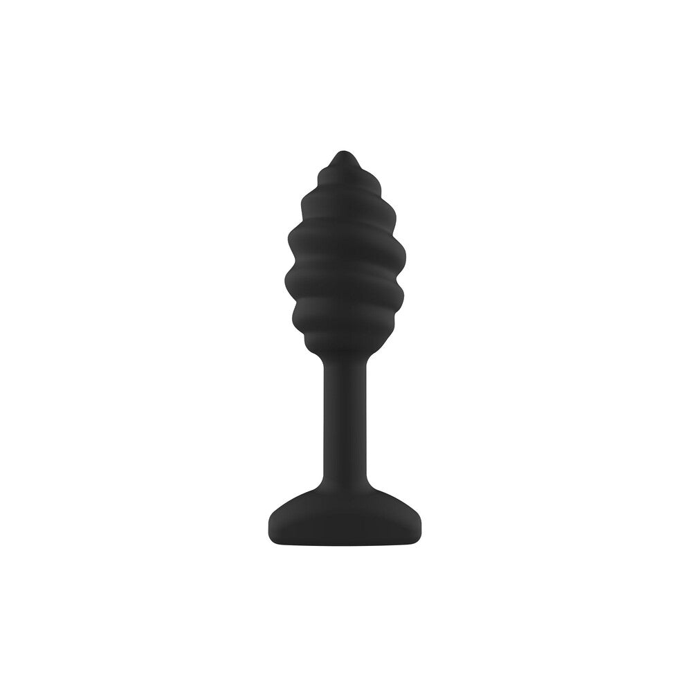 ToyJoy Swirl Textured Silicone Anal Plug Slim 3.6 Inch Default Title > Anal Range > Butt Plugs