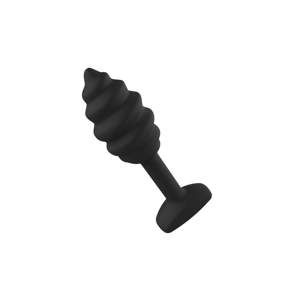 ToyJoy Swirl Textured Silicone Anal Plug Slim 3.6 Inch > Anal Range > Butt Plugs