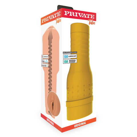 Private Original Silicone Masturbator Ergonomic Tube For Men > Sex Toys For Men > Masturbators