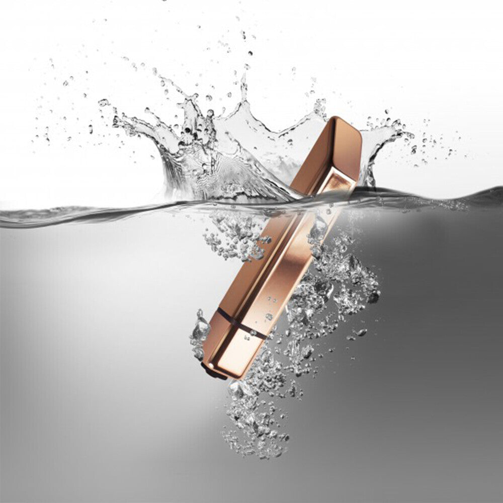 Rocks Off Bamboo Rose Gold Mini Vibrator Compact Luxury > Sex Toys For Ladies > Mini Vibrators