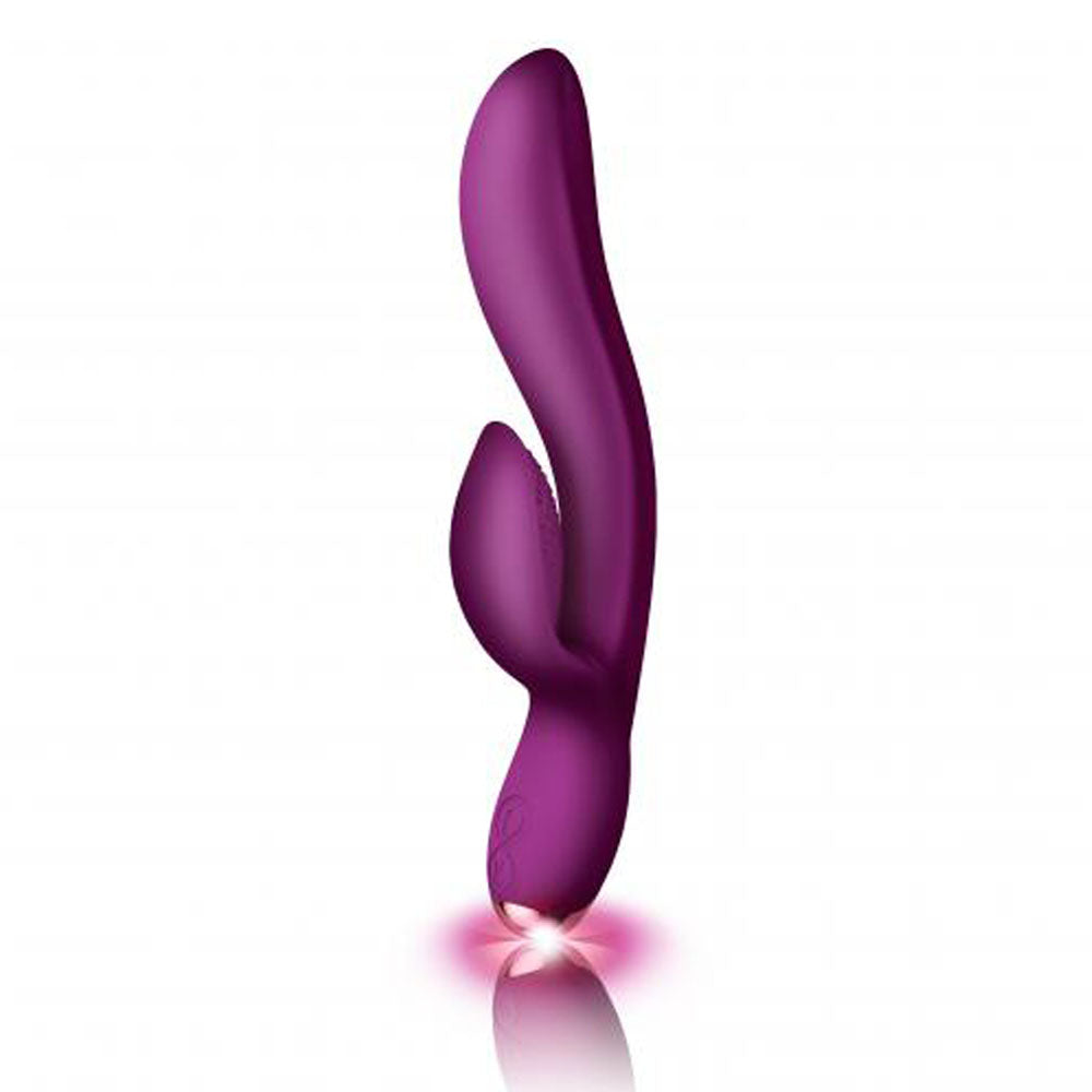 Rocks Off Regala Fuchsia Clitoral Vibrator Silicone VIBRATORS-RABBIT