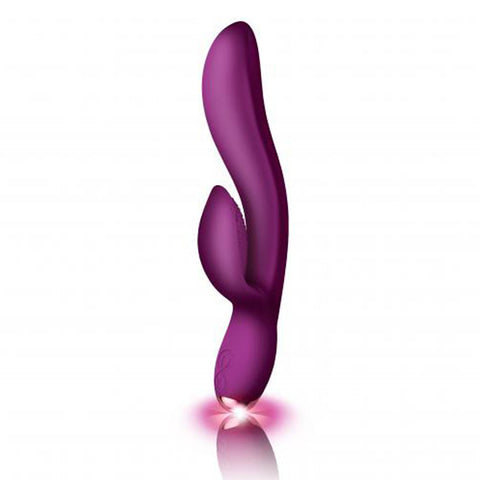 Rocks Off Regala Fuchsia Clitoral Vibrator Silicone VIBRATORS-RABBIT