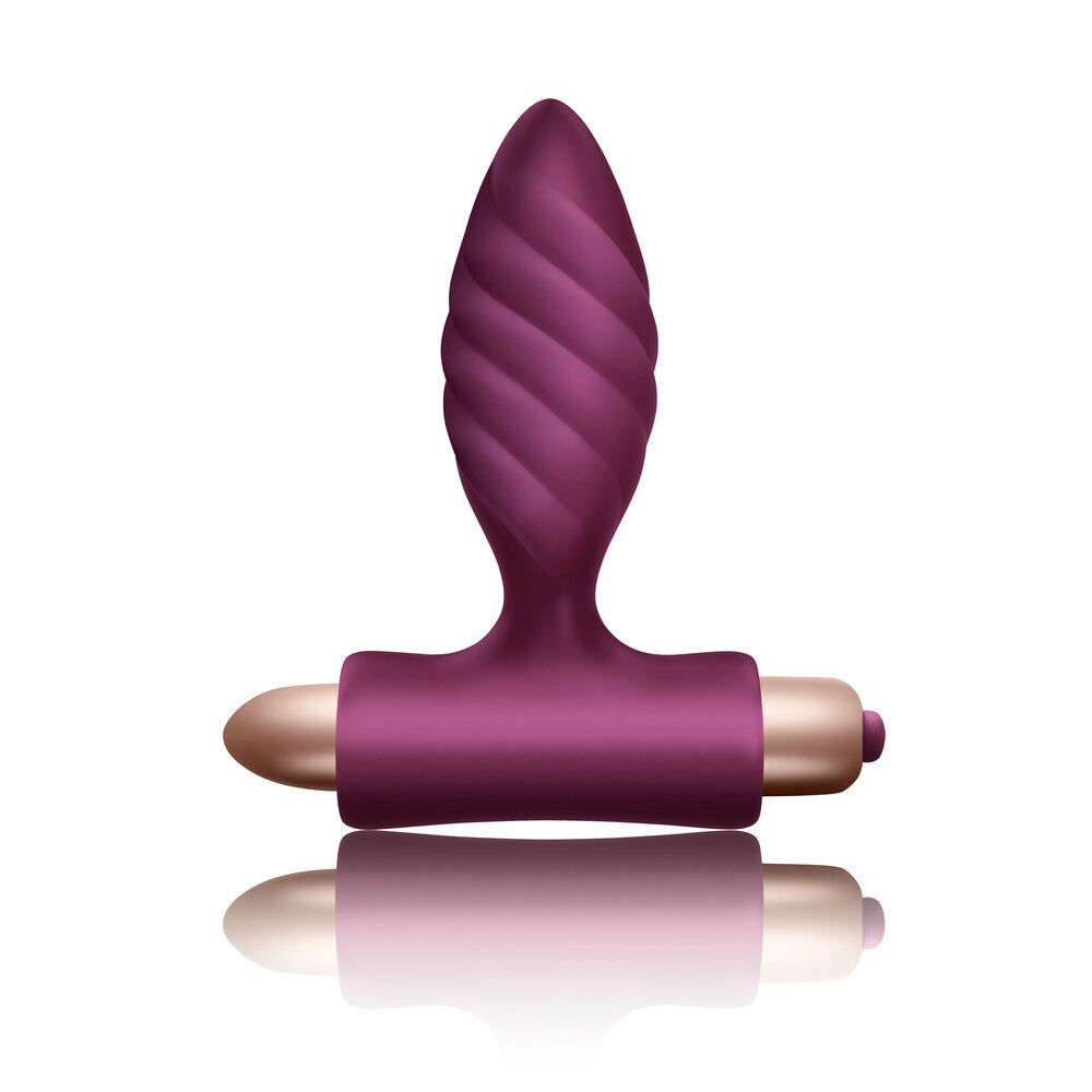 Rocks Off Oryx Twisted Silicone Anal Plug Petite Smooth Default Title > Anal Range > Vibrating Buttplug