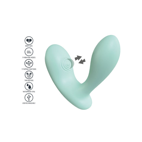 Xocoon DuoVibe II Tapping G Spot Vibrator Rechargeable Panty Vibrators