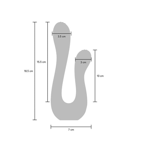 Xocoon Sync Sensation Dual Head Vibrator 10 Patterns VIBRATORS-RABBIT-MULTI