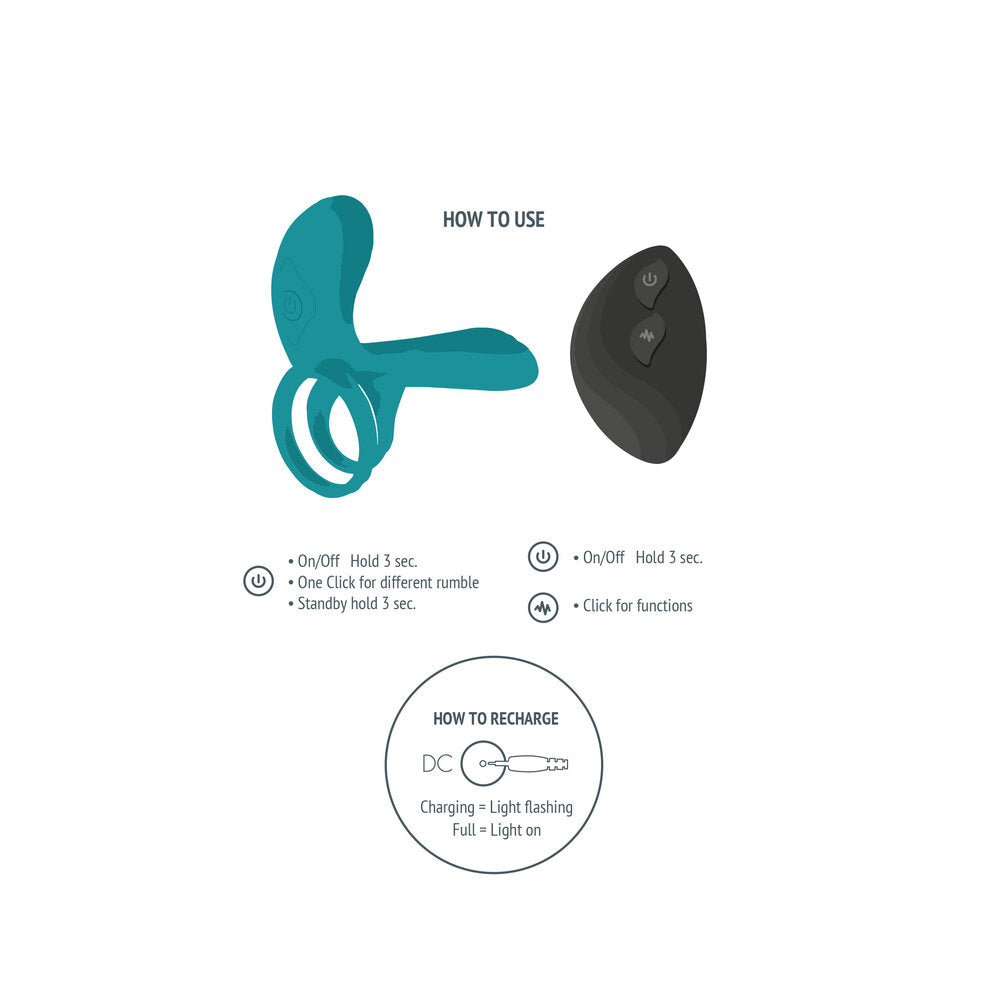 Xocoon Couples Vibrator Ring – Remote-Controlled Couples Vibrator > Sex Toys > Couples Toys