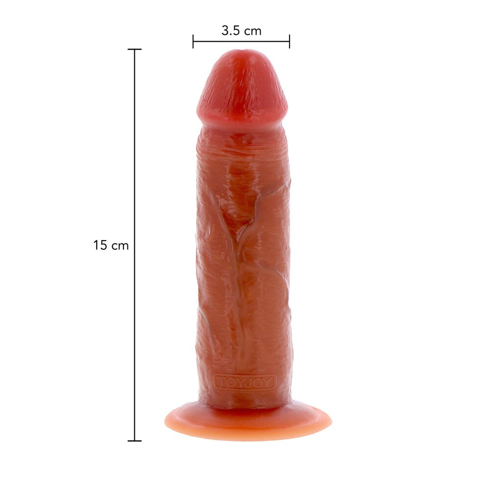 ToyJoy Get Real Silicone Sliding Foreskin Dong Dual Density > Realistic Dildos and Vibes > Realistic Dildos