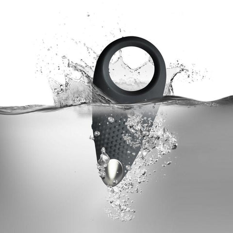 Empower Cock Ring Black for Enhanced Couples Pleasure