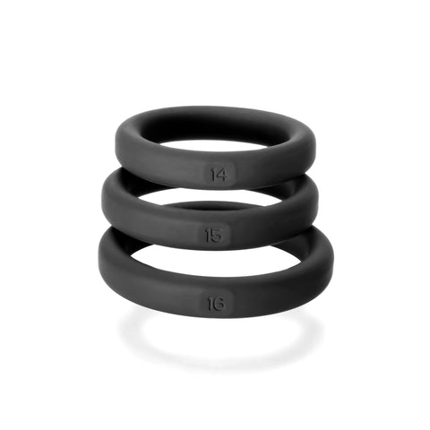 Perfect Fit XactFit Cock Ring Sizes 14 15 16 COCK RING Set