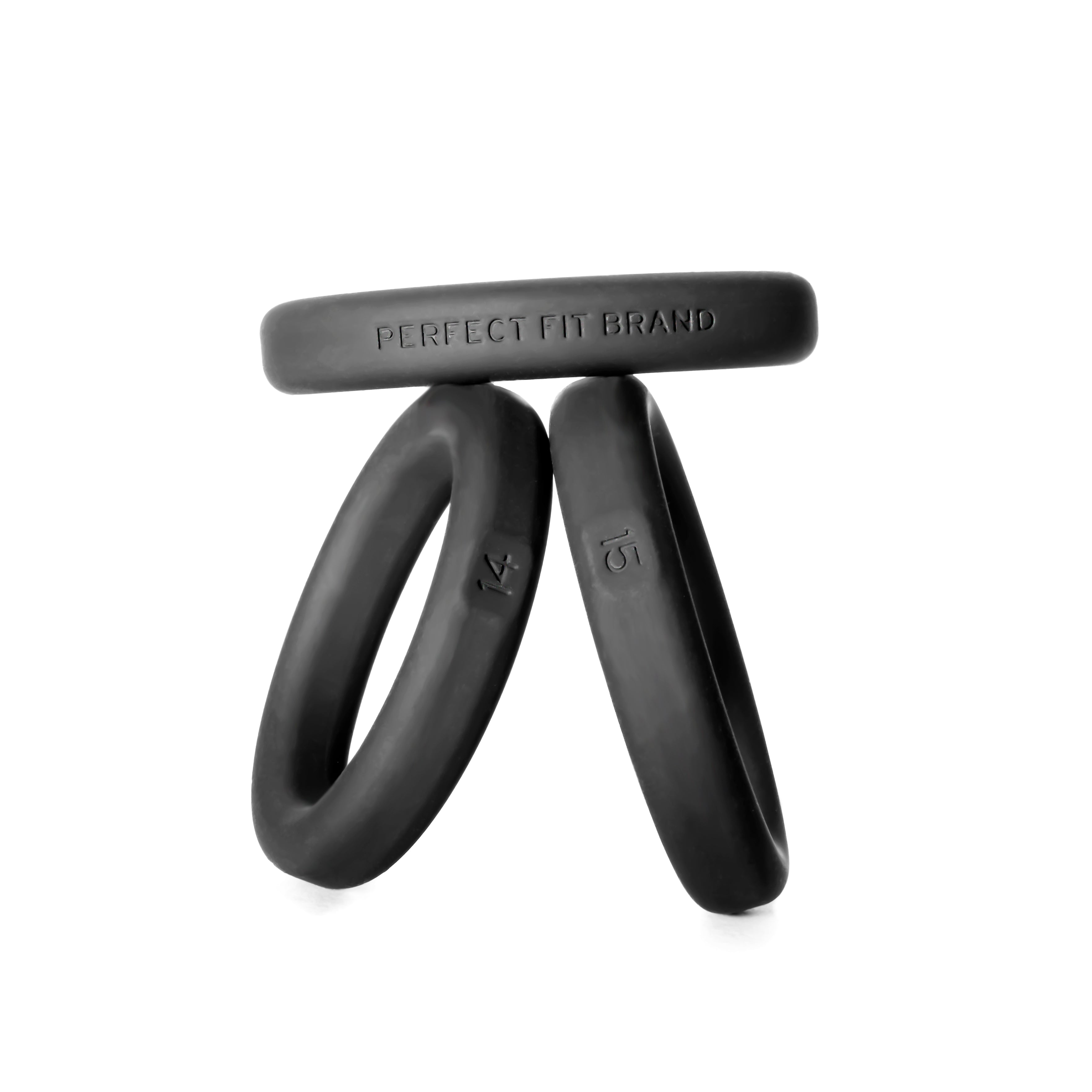 Perfect Fit XactFit Cock Ring Sizes 14 15 16 COCK RING Set