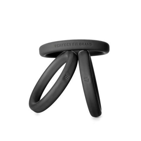Perfect Fit XactFit Cock Ring Sizes 17 18 19 COCK RING Set